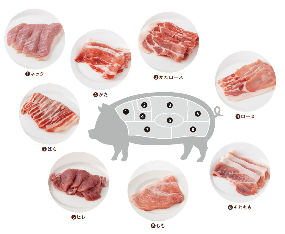 豚肉を部位別比較！脂身が少なくダイエットに向いている部位はどこ？