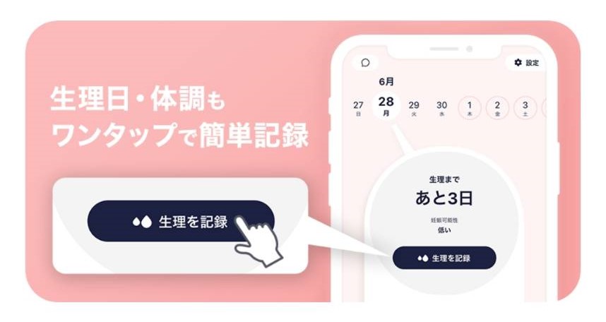 ダイエットを成功に導く、ソフィのシンプルな生理管理アプリを紹介